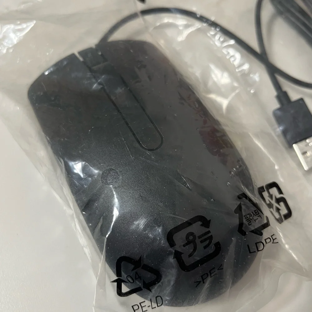 Dell MS116 DP/N 009NK2 Black USB Wired Optical Scroll Mouse